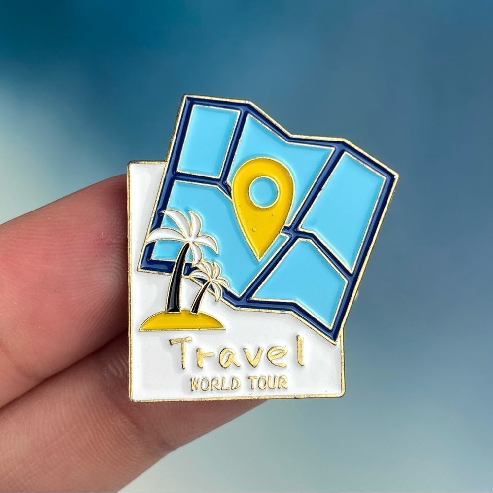 Travel Enamel Pin/ Brooch Lapel